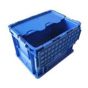 Project Source Plastics crates 17-in W x 11-in H x 14-in D Black Plastic  Stackable Milk Crate in the Storage Bins & Baskets department at